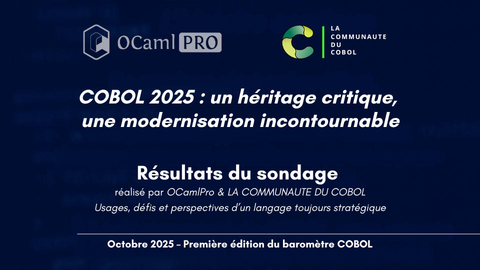 Les résultats du sondage COBOL 2025 sont disponibles !